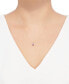 ფოტო #2 პროდუქტის Gemstone 18" Pendant Necklace in 14k Gold