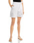 Фото #1 товара BOSS Tabroido Belted High Waist Shorts White 10