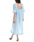 Фото #2 товара Ganni Seersucker Check Maxi Dress Women's