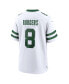 Фото #4 товара Men's Aaron Rodgers White New York Jets Legacy Player Game Jersey