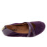 Softwalk Sierra S1962-720 Womens Purple Narrow Mary Jane Flats Shoes