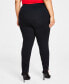 Фото #4 товара Plus Size Skinny Pull-On Ponte Pants, Created for Macy's
