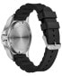 ფოტო #4 პროდუქტის Men's I.N.O.X. Black Rubber Strap Watch 43mm 241682.1