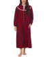 Cotton Lace-Trim Flannel Nightgown