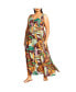 Фото #1 товара Plus Size Iman Print Dress