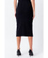 Фото #3 товара Women's Shank Button Midi Skirt