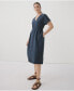 ფოტო #2 პროდუქტის Women's Organic Cotton Coastal Double Gauze Short Sleeve Dress