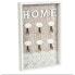 Key rack Romimex White Natural MDF Wood 20 x 30 x 3 cm