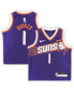 ფოტო #1 პროდუქტის Toddler Boys and Girls Devin Booker Purple Phoenix Suns Swingman Player Jersey - Icon Edition