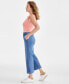 Фото #2 товара Women's High-Rise Wide-Leg Crop Jeans, Created for Macy's