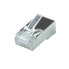 LogiLink MP0070 - RJ-45 - Silver - Cat6a - S/UTP (STP) - Gold - 6.5 mm