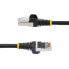 Фото #3 товара StarTech.com 10m CAT6a Ethernet Cable - Black - Low Smoke Zero Halogen (LSZH) - 10GbE 500MHz 100W PoE++ Snagless RJ-45 w/Strain Reliefs S/FTP Network Patch Cord - 10 m - Cat6a - S/FTP (S-STP) - RJ-45 - RJ-45