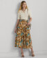 Petite Floral A-Line Skirt