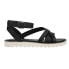 Фото #1 товара TOMS Rory Flat Womens Black Casual Sandals 10020830T-001