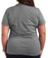 ფოტო #2 პროდუქტის Trendy Plus Size Hybrid Apparel Trendy Peanuts Graphic T-shirt