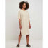 URBAN CLASSICS Organic Oversized Slit Short Sleeve Short Dress