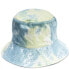 Фото #1 товара Jenni Reversible Terry Cloth Tie Dye Bucket Hat Blue One Size