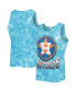 Фото #1 товара Men's '47 Blue Houston Astros Big Leaguer Tubular Tie-Dye Tank Top