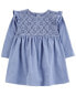 Baby Eyelet Chambray Dress 24M