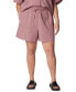 ფოტო #1 პროდუქტის Plus Size Holly Hideaway™ Cotton Breezy Shorts