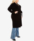 Фото #6 товара Plus Size Kennedy Long Sleeve Cardigan Sweater