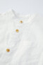 Фото #3 товара Однотонная рубашка с микропринтом ZARA
