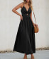 ფოტო #3 პროდუქტის Women's Front Twist & Keyhole Maxi Beach Dress