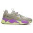 Фото #1 товара Puma Ron Funches X RsX Lace Up Mens Beige Sneakers Casual Shoes 38916001