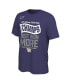 ფოტო #3 პროდუქტის Men's Purple Washington Huskies College Football Playoff 2024 Sugar Bowl Champions Locker Room T-shirt