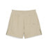 Puma Dare To Muted Motion Flared Shorts Womens Beige Casual Athletic Bottoms 627