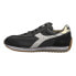 Фото #3 товара Diadora Equipe H Dirty Stone Wash Evo Lace Up Mens Black Sneakers Casual Shoes