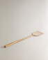 Wooden leather fly swatter