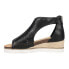 Фото #3 товара Corkys Sugar Momma CutOuts Espadrille Wedge Womens Black Casual Sandals 41-0287