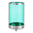 Фото #1 товара Подсвечник синий серебристый цилиндр металл стекло (9,7 x 16,5 x 9,7 см) Gift Decor Candleholder Silver Blue Cylinder Metal Glass (9,7 x 16,5 x 9,7 cm)