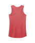 ფოტო #3 პროდუქტის Women's Heather Red Chase Briscoe 2023 #14 Finish Line Tri-Blend Racerback Tank Top