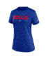 ფოტო #3 პროდუქტის Women's Royal Buffalo Bills Sideline Velocity Performance T-shirt