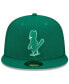 Фото #3 товара Men's Green St. Louis Cardinals 2022 St. Patrick's Day On-Field 59FIFTY Fitted Hat