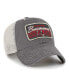 Фото #3 товара Men's Pewter, Natural Tampa Bay Buccaneers Five Point Trucker Clean Up Adjustable Hat