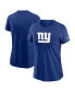 Women's Royal New York Giants Primary Logo T-Shirt Синий, L - фото #1