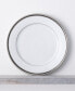 Austin Platinum Set of 4 Dinner Plates, Service For 4