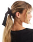 Accessorize bow scrunchie in black