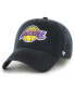 ფოტო #1 პროდუქტის 47 Brand Men's Black Los Angeles Lakers Classic Franchise Fitted Hat