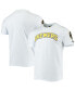 Men's White Milwaukee Brewers Team Logo T-shirt