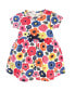 ფოტო #4 პროდუქტის Baby Girls Baby Organic Cotton Dress and Cardigan 2pc Set, Bright Flower