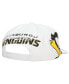 Men's White Pittsburgh Penguins In Your Face Deadstock Snapback Hat