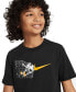 Фото #3 товара Футболка Nike Big Kids Sportswear Graphic