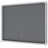Фото #3 товара NOBO Premium Plus 18xA4 Sheets Interior Display Case Felt Surface With Sliding Door