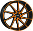 Oxigin 20 Attraction orange polish 10.5x20 ET50 - LK5/112 ML66.6