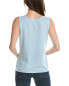 Фото #2 товара Forte Cashmere Seamed Silk & Cashmere-Blend Tank Women's Blue L