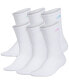 ფოტო #1 პროდუქტის Women's 6-Pk. Athletic Cushioned Crew Socks